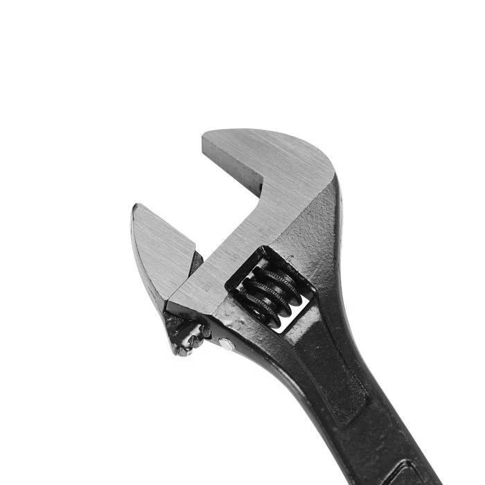Geepas Soft Grip 12” Adjustable Wrench - Made of Highly Durable CRV, Black Phosphated Finish, Easy To Operate, Has a Double Colored Handle - Image 4