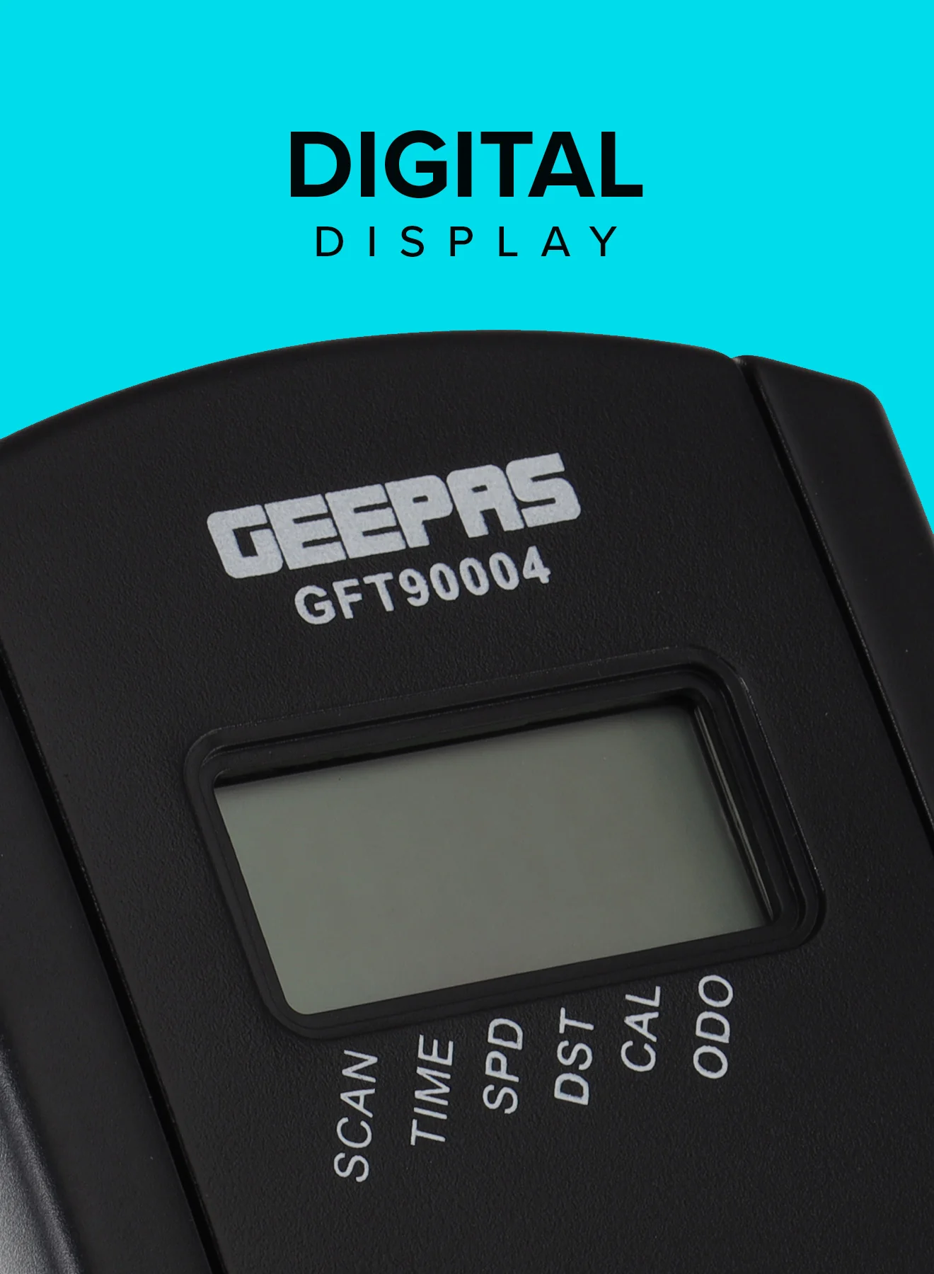 Geepas Spin Bike- GFT90004/ Low Noise, with Emergency Break and Digital Display/ Adjustable Seat, Handlebar, Resistance/ Perfect for Home Workout, Weight Loss Training/ Black, 2 Years Warranty - Image 5