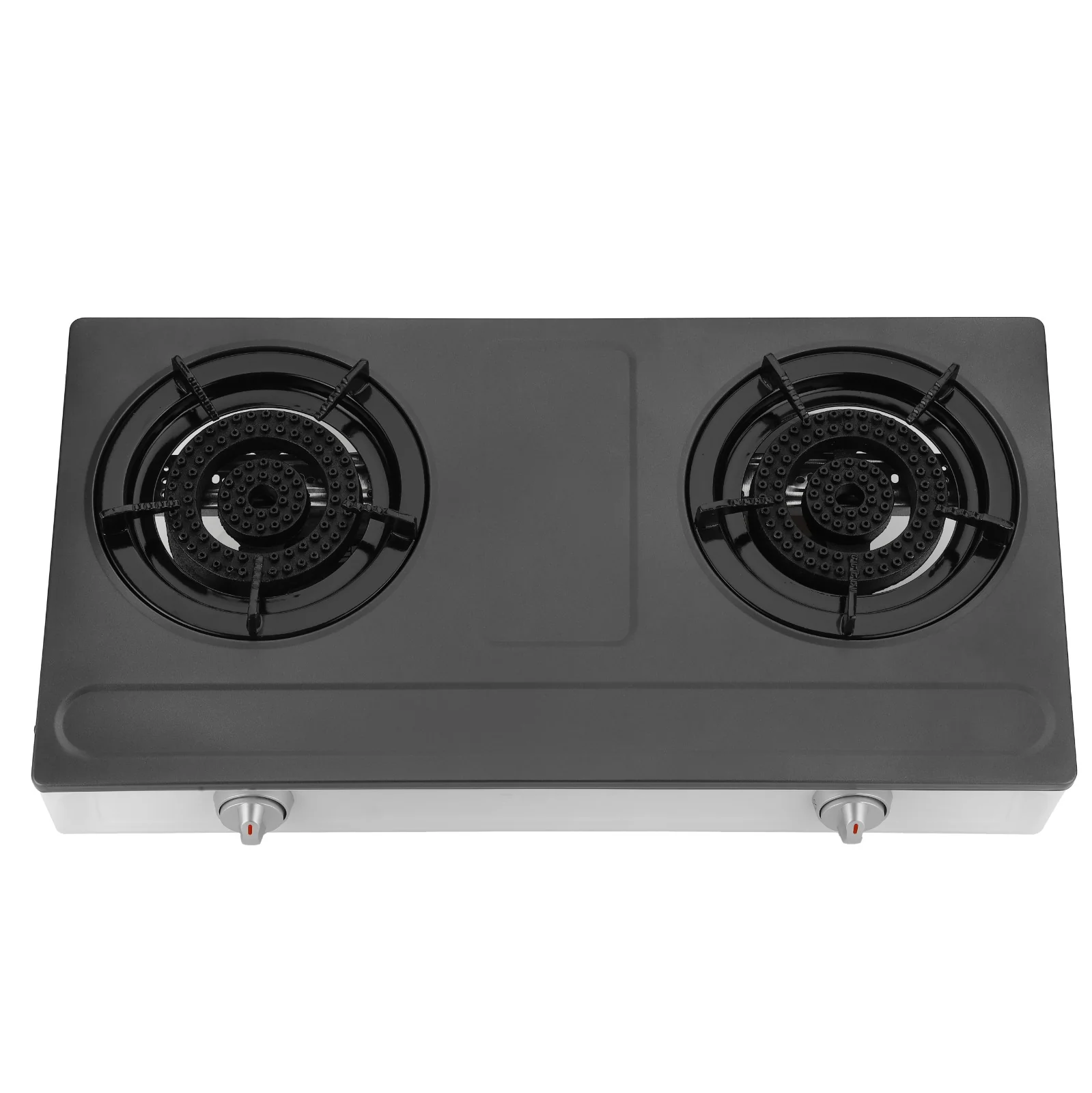 Geepas GGC31048 Stainless Steel Gas Cooker | 2 cast iron burners| auto ignition| low gas use saves 60%| heavy enamel pan support| durable| easy to clean| 2-year warranty - Image 4