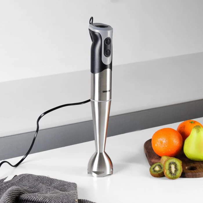 Geepas Stainless Steel Hand Mixer GHB5468 | 800W Powerful Motor| 2 Speed Control with Turbo Function| Stainless Steel Beaters & Dough Hooks| Compact | 2 Years Warranty - Image 4