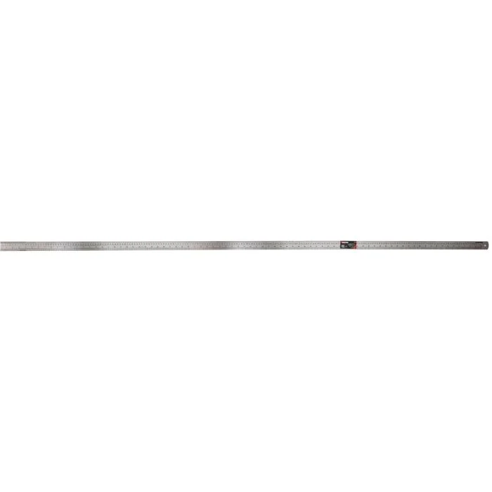 Geepas Stainless Steel Ruler - 200cm Precision Metal Ruler for Accurate Easy to Read Measurements for Office Engineering Drawings with Conversion Tables - Hanging Hole for Storage/A - Image 2
