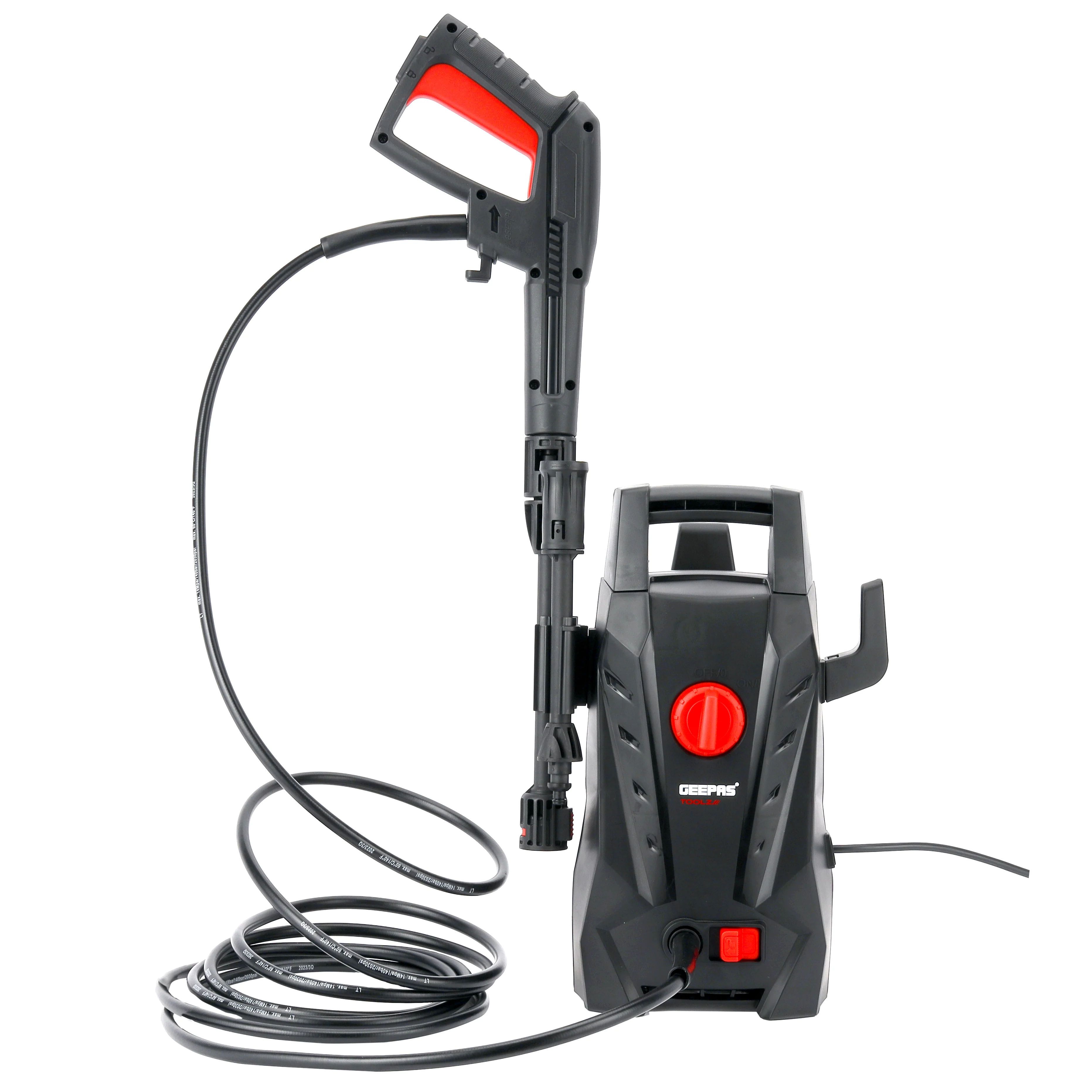 Geepas Toolz GPW1411EL-240 High Pressure Washer | 110BAR Compact Power Washer with 1400W Motor | Ideal for Car, Bike & Outdoor Cleaning | Durable Build| Energy Efficient - Image 2