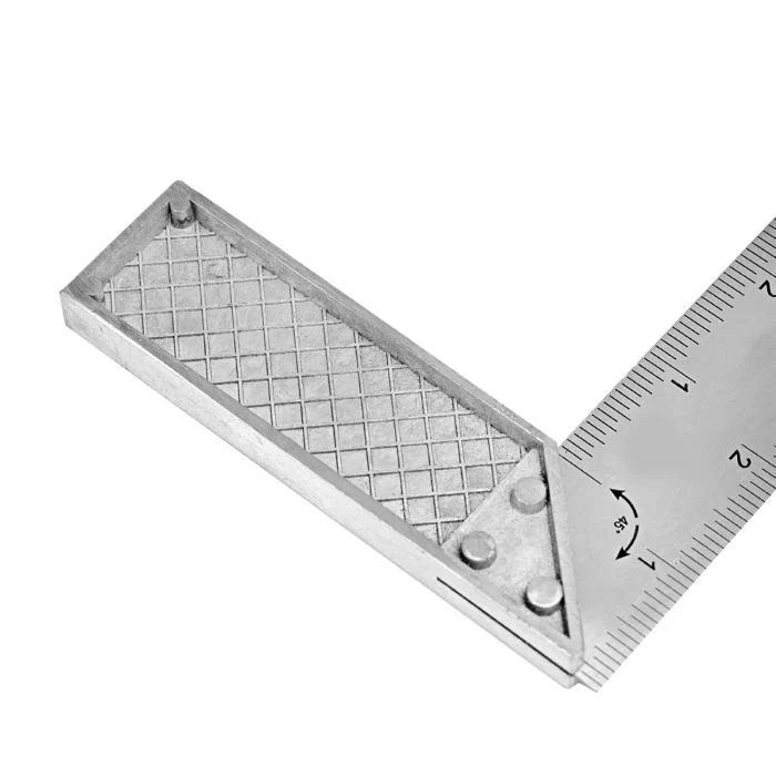 Geepas Try Square with Cast Zinc Handle 12" - 90 Degree Angle Corner Ruler | Woodworking Square, Degree Double-Sided Angle Ruler Right Measuring Tool for Carpenters Engineer - Image 4