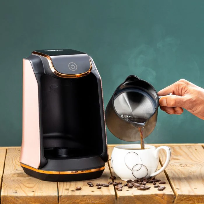 Geepas Turkish Coffee Maker GCM41517 | 400W Power | 4-Cup Capacity | Stainless Steel Heating Plate | Overflow Prevention | Sound Alarm & Safety Protection System - Image 3