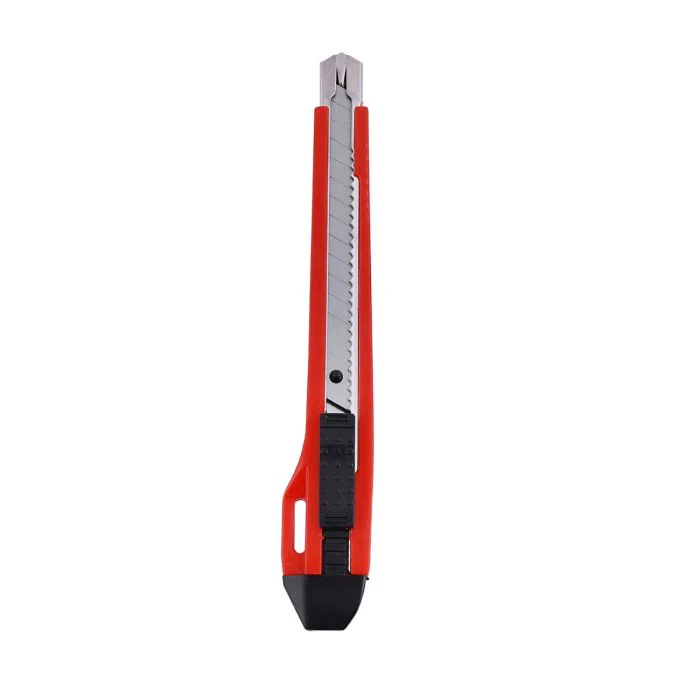 Geepas Utility Knife 9mm - Cutter Blade, Rubberized Handle with Stainless Steel Blades | Ideal For Cutting Paper, Tape, Plastic, Cardboard, Cardstock, Fabrics or Post Office Packages - Image 2