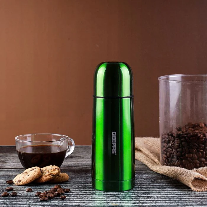 Geepas Vacuum Water Bottle, 350ml | Stainless Steel Vacuum Bottle Keep Hot & Cold - Perfect for Outdoor Sports, Fitness, Camping, Hiking, Office, School - Image 3