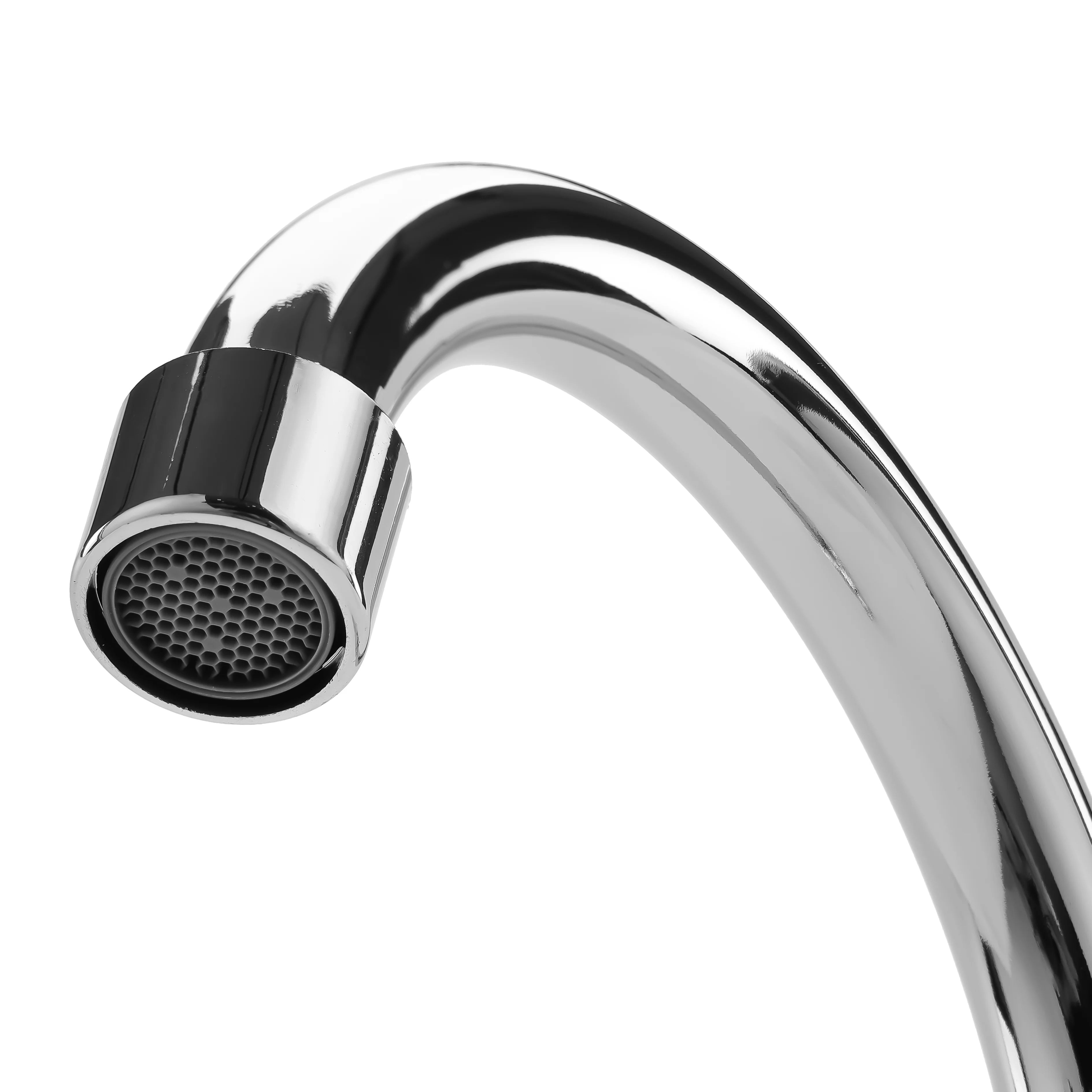 Geepas Wall Mounted Sink Tap GSW61139 | Single Hole Kitchen & Bathroom Tap | Chrome Finish, Durable Quarter Turn Cartridge, Leak-Proof Handle, 360° Swivel Spout - Image 5