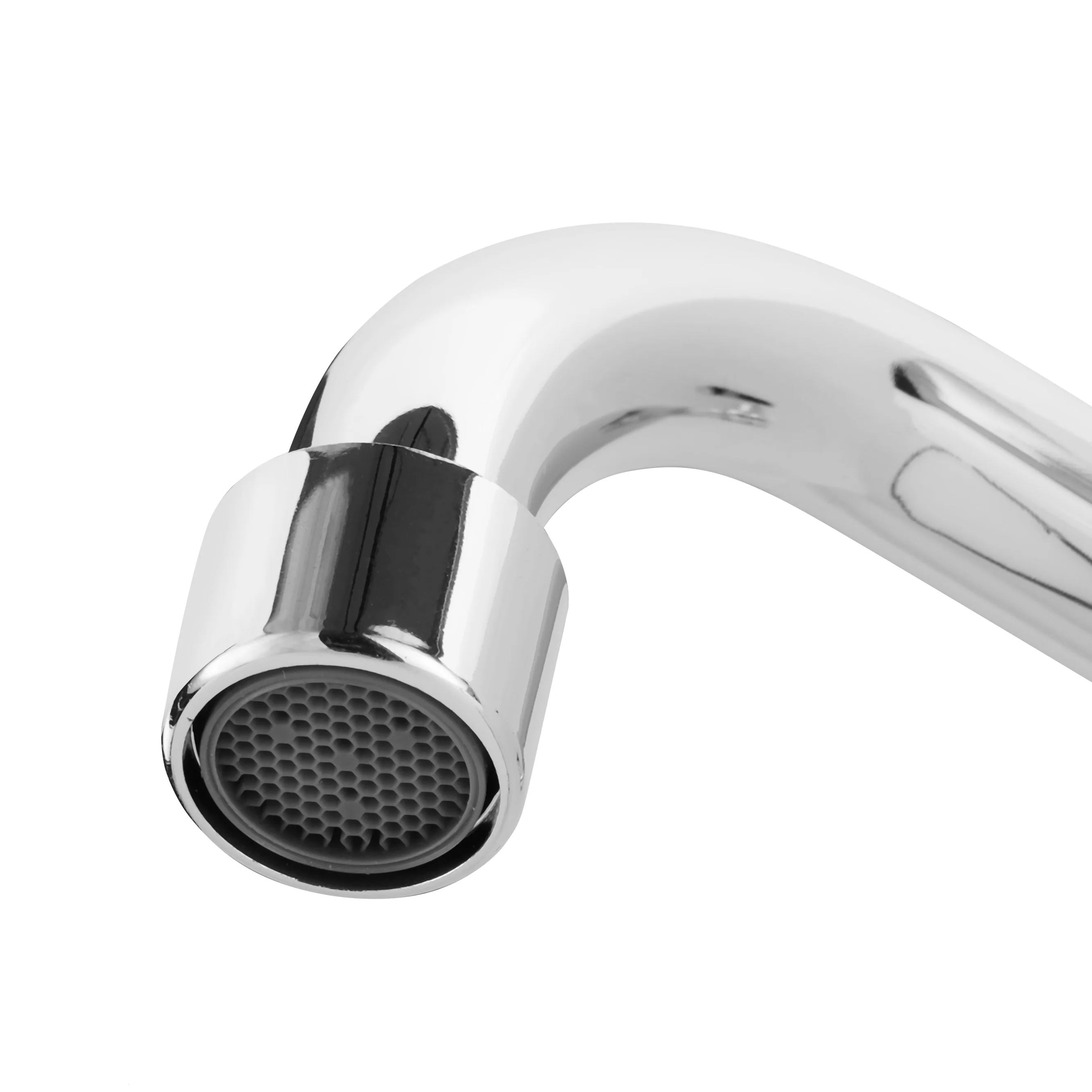 Geepas Wall Mounted Sink Tap GSW61140 | Single Hole Kitchen & Bathroom Tap | Chrome Finish, Durable Quarter Turn Cartridge, Leak-Proof Handle & 360° Swiveling Spout - Image 6