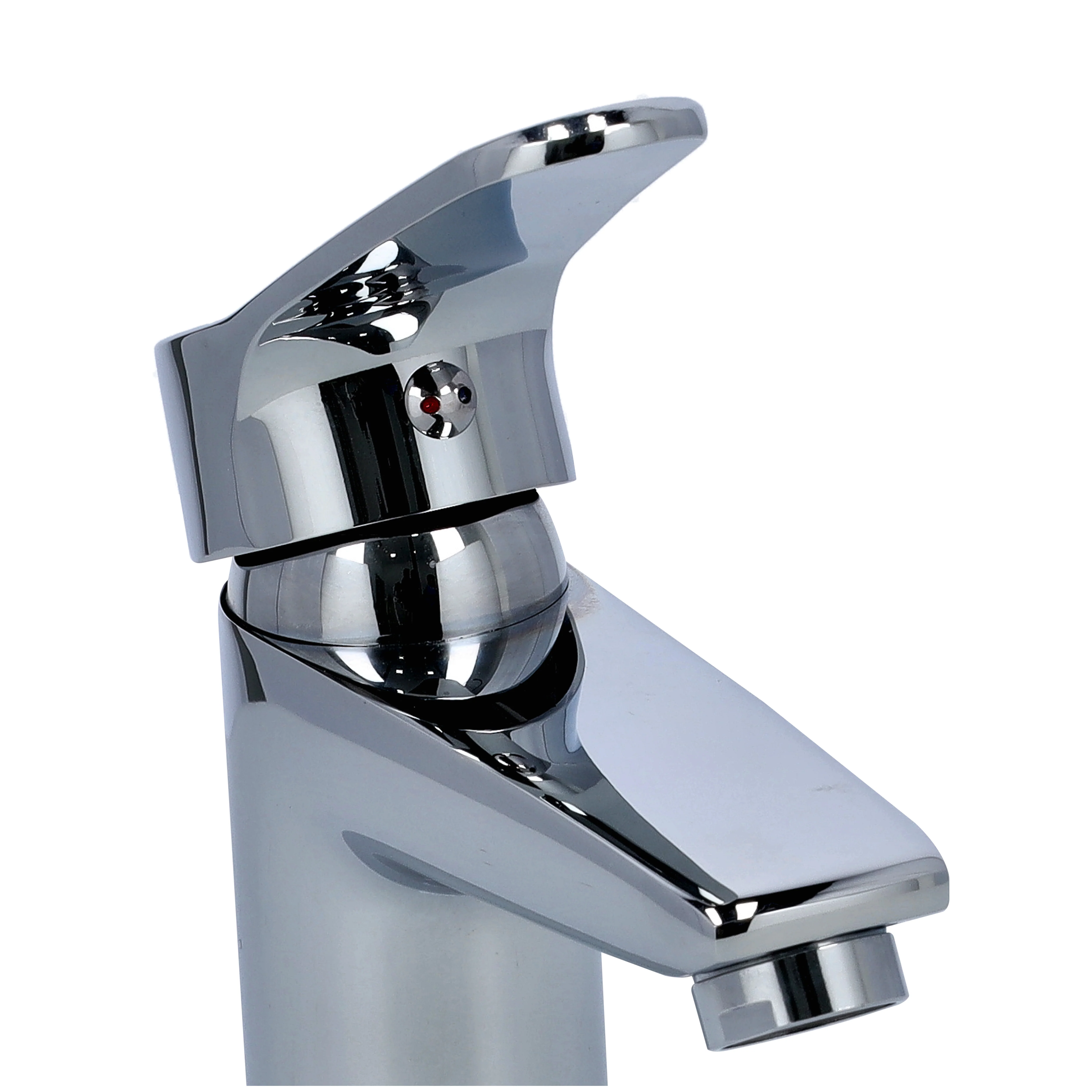 Geepas Single Lever Wash Basin Mixer, 60cm Hose, GSW61100 | Chrome Plated | Ceramic Disk Cartridge | 0.2mpa-0.8mpa Water Pressure | Deck Mounted | Metal Lever Handle - Image 4