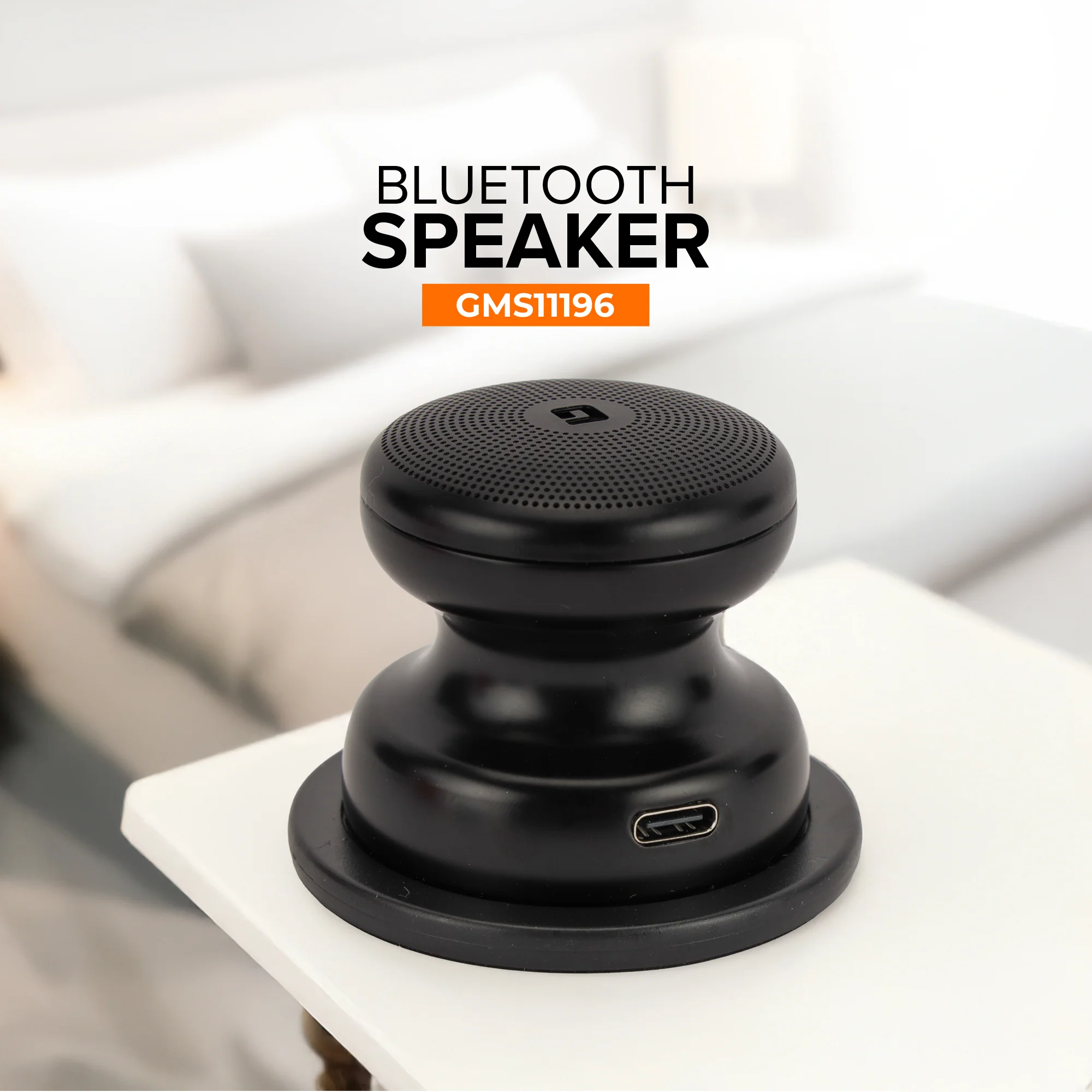 Geepas Waterproof Magnetic Bluetooth Speaker GMS11196 | Compact & Portable, 5Hours Playtime, TWS, IPX7 Waterproof | Ideal for Home, Travel,  Outdoor Etc | 2Year Warranty - Image 3