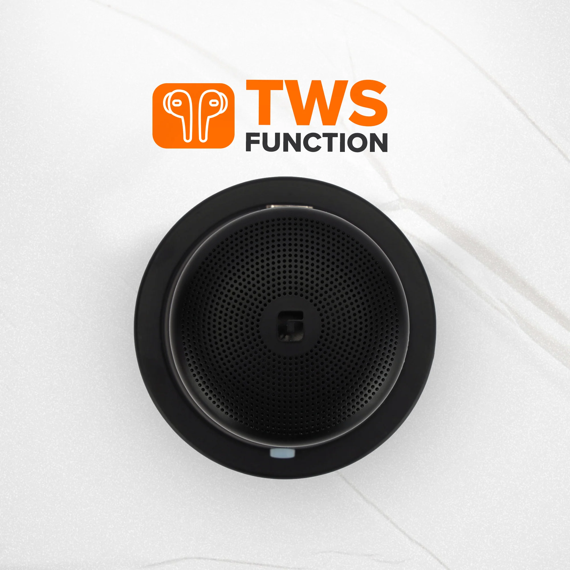 Geepas Waterproof Magnetic Bluetooth Speaker GMS11196 | Compact & Portable, 5Hours Playtime, TWS, IPX7 Waterproof | Ideal for Home, Travel,  Outdoor Etc | 2Year Warranty - Image 4