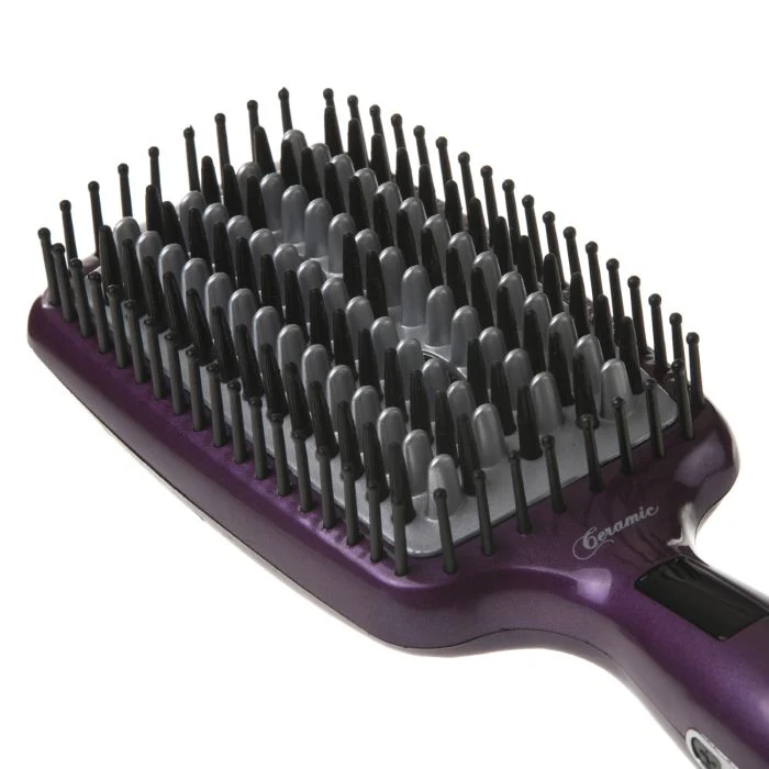 GHBS86030UK Ceramic Hair Brush, Style and Create Volume, All-in-One 50W Ceramic Coated with Quick-Heating PTC Element, Max Temp 230, and LCD Display - 2 Years Warranty - Image 3