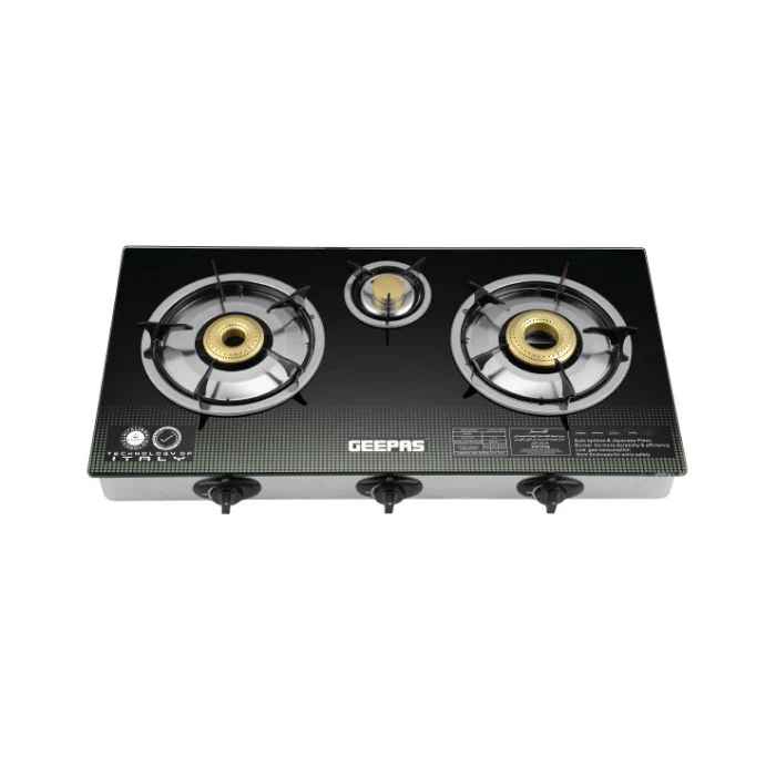 Glass Triple Burner Gas Cooker - Image 2