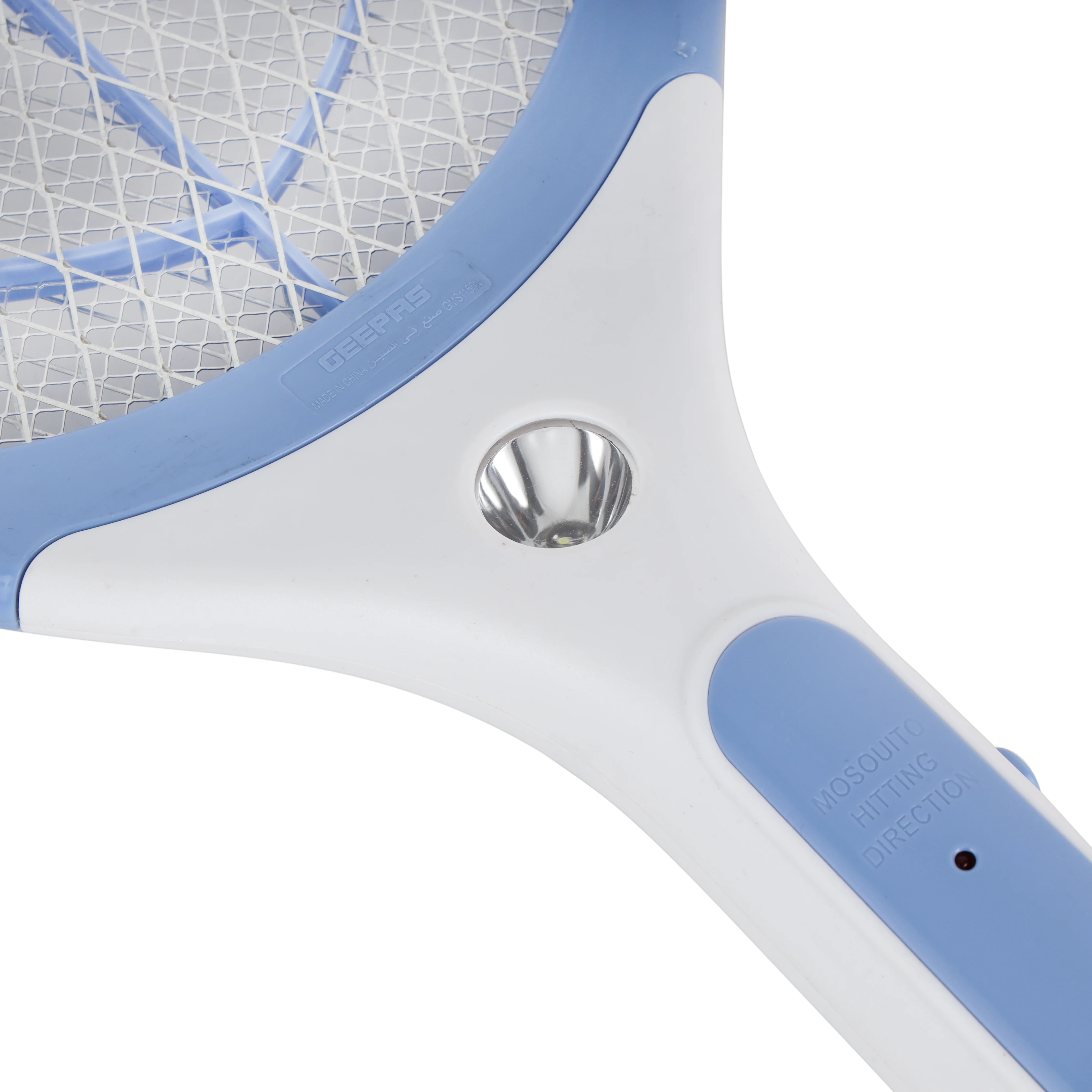 Geepas GMS1150 Rechargeable Mosquito Swatter | 3.7V 1200mAh Lithium Battery | LED Light | 3-Layer Mesh | Dual Indicator | Long Battery Life | Safe & Easy to Use - Image 4