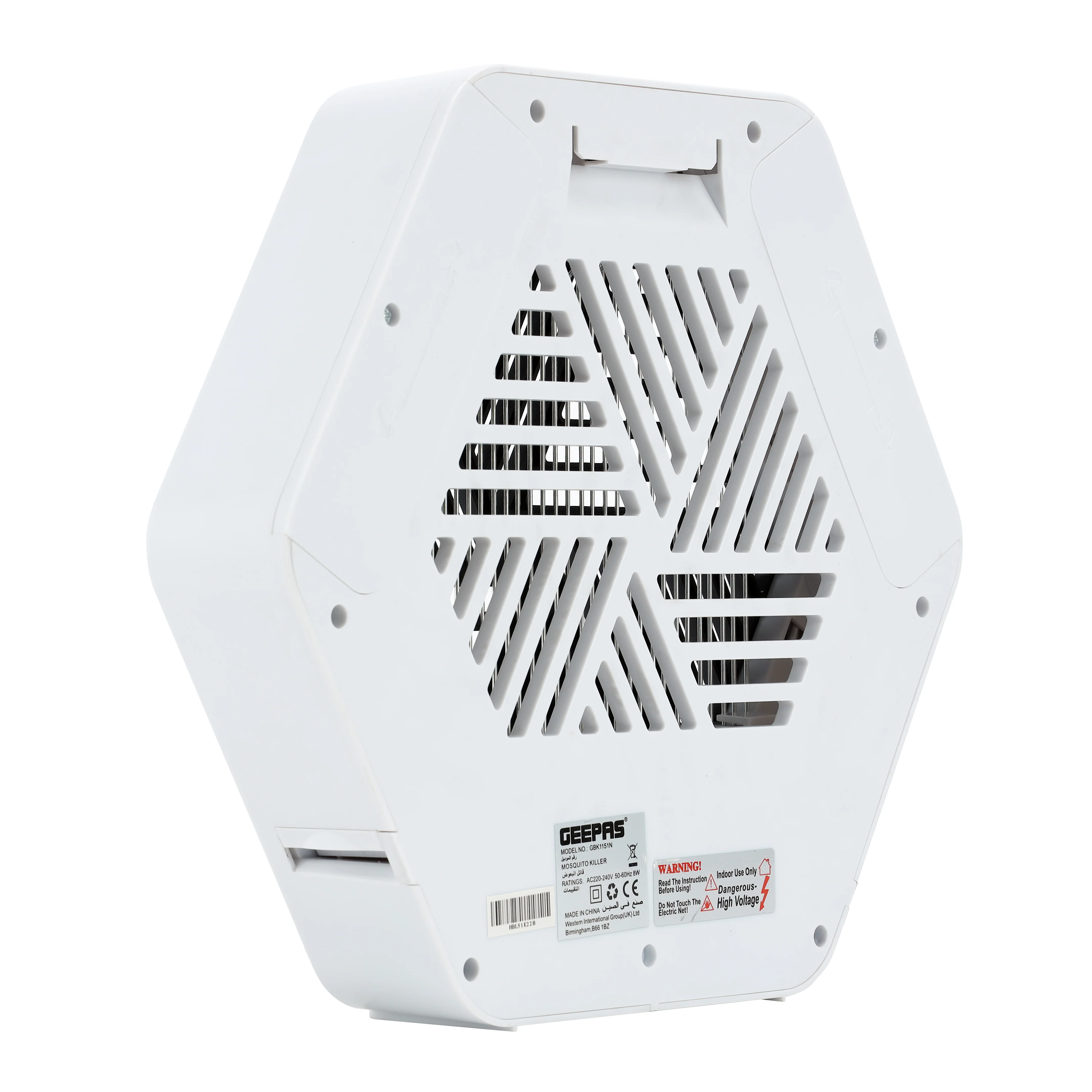 Geepas GBK1151 Electric Mosquito Killer | 2x4W UV Tubes | Wall Mount Design | Rope On/Off Switch | Non-Toxic, Odor-Free | Low Power Consumption | 2 Years Warranty - Image 5