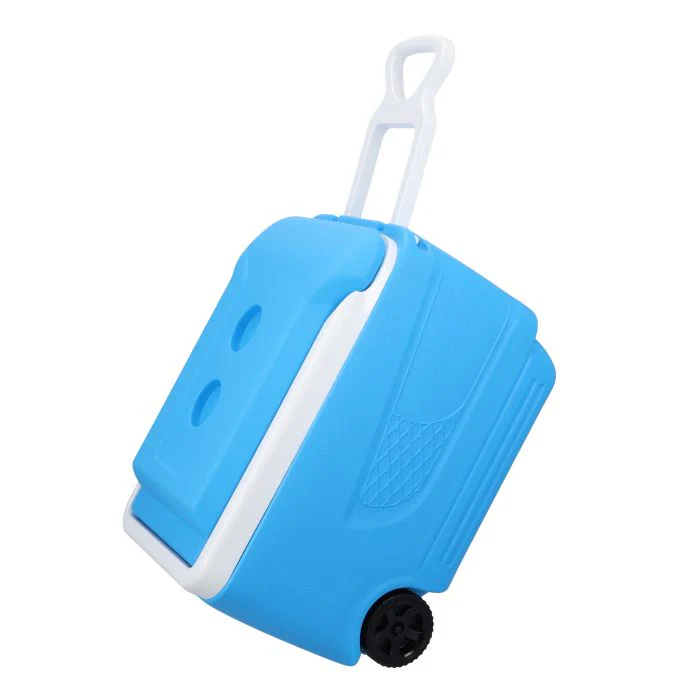 Insulated Ice Cooler Box, 45L Portable Ice Chest, RF10482 | 3 Layer PP-PU-HDPE | Premium Quality Polymer | Thermal Insulation | Ice Cooler with Wheels & Handle - Image 7