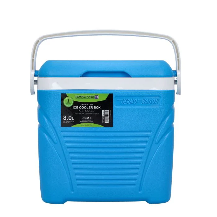 Insulated Ice Cooler Box, 8L Portable Ice Chest, RF10475 | 3 Layer PP-PU-HDPE | Premium Quality Polymer | Thermal Insulation | Camping Cooler Ice Box for BBQs, Outdoor Activities - Image 7