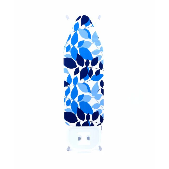 Ironing Board with Steam Iron Rest, RF1965IB | Heat Resistant | Contemporary Lightweight Iron Board with Adjustable Height and Lock System (White & Blue) - Image 3