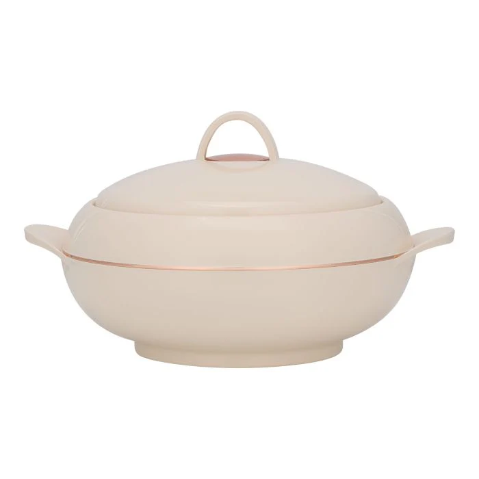 Omega Gold Insulated Casserole, Firm Twist Lock, RF11150 | Strong Handles | 1200ml Double Wall Insulated Serving Pot, Chapati Storage Box, Roti Serving Pot, Chapati Dabba - Image 2
