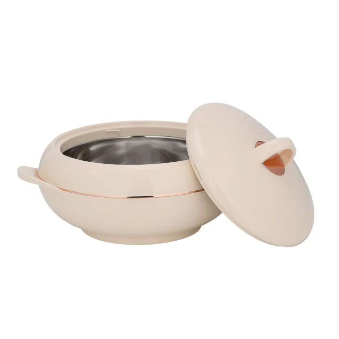 Omega Gold Insulated Casserole, Firm Twist Lock, RF11150 | Strong Handles | 1200ml Double Wall Insulated Serving Pot, Chapati Storage Box, Roti Serving Pot, Chapati Dabba - Image 4
