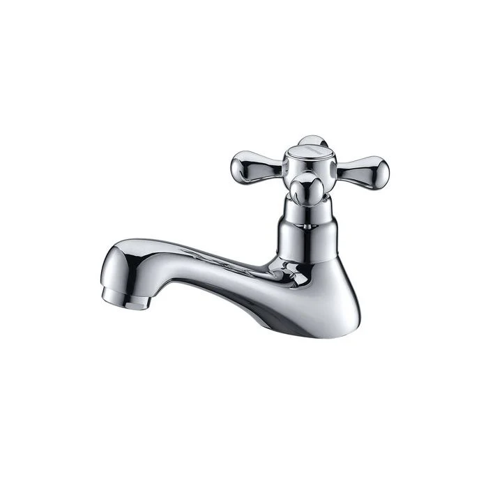 Pillar Basin Taps with Stylish Chrome Mirror Finish, Solid Metal Lever Handle for Hot and Cold Water, Easy to Install Bathroom Taps Set - Image 5