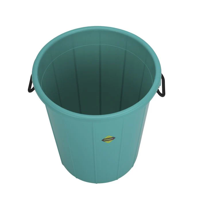 Plastic Drum with Lid, Laundry Hamper with Handles, RF10724 | 100L Washing Bin, Dirty Clothes Storage, Bathroom, Bedroom, Closet, Laundry Basket - Image 3