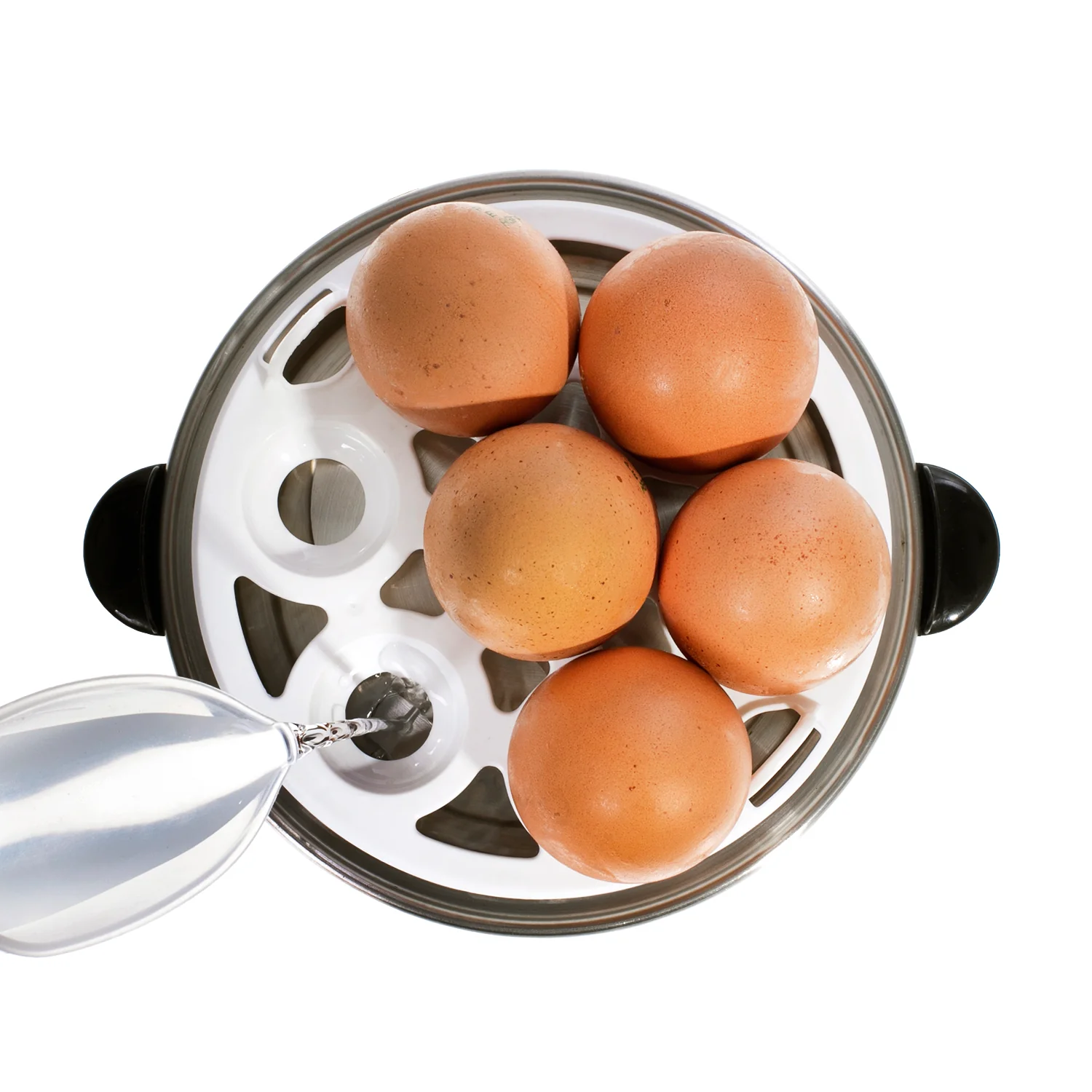 Geepas GEB63020UK Egg Boiler | 7 Egg Capacity Electric Egg Cooker with Automatic Shut-Off| Stainless Steel Heating Plate| Compact Design| Easy to Use & Quick Egg Cooking - Image 5