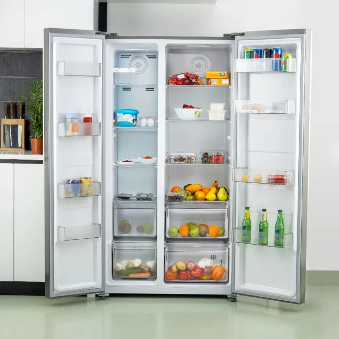 Powerful Large 650L No-Frost Side-By-Side Refrigerator GRFS6521SXHN Geepas - Image 3