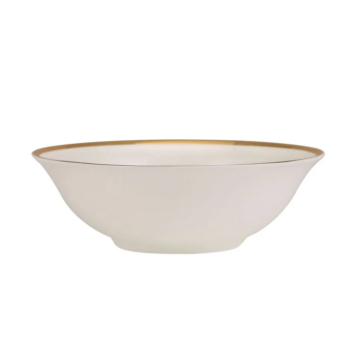 Premium Bone China Bowls, 9" Salad Bowl, RF10467 | Durable & Chip Resistant Bowl | Non-Toxic & Hygienic | White Bowl for Soup, Cereal, Salad, Ice-cream, Dessert - Image 2