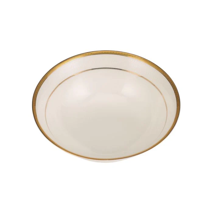 Premium Bone China Bowls, 9" Salad Bowl, RF10467 | Durable & Chip Resistant Bowl | Non-Toxic & Hygienic | White Bowl for Soup, Cereal, Salad, Ice-cream, Dessert - Image 3