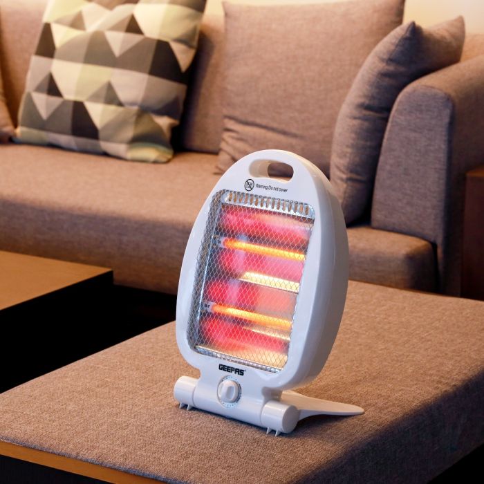Quartz Heater, Adjustable Thermostat, GQH28521 -  Instant Heating, Automatic Tip-Over Protection, 400W/800W Heating Power - Image 5