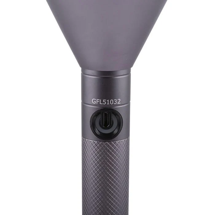Rechargeable LED Flashlight - Hyper Bright Cool XPG Torch LED 550 Lumens, Portable Torch with ON-OFF Switch | 4000mAh Battery | High Durable Battery, Tough High Grade Body - Image 5