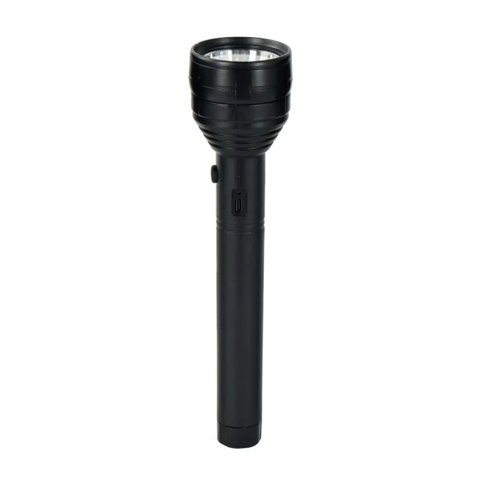 Rechargeable LED Flashlight, USB Rechargeable, GFL51052 | 8hrs Working Torch | Lithium Battery | Ideal for Camping, Trekking & Outdoor Activities - Image 3