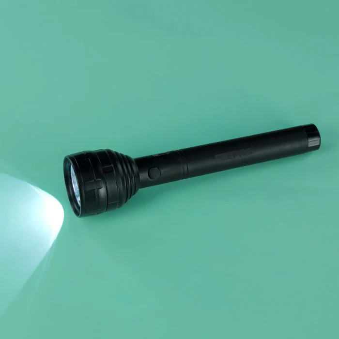 Rechargeable LED Flashlight, USB Rechargeable, GFL51052 | 8hrs Working Torch | Lithium Battery | Ideal for Camping, Trekking & Outdoor Activities - Image 4