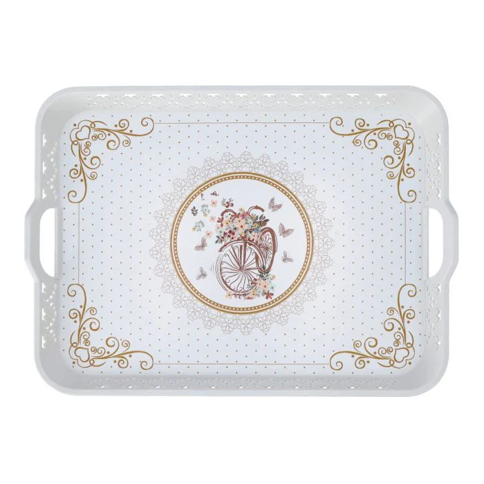 Rectangular Oya Tray, Breakfast & Cereal Tray, RF10920 | Ideal for Home & Restaurant | Long Lasting & Lightweight | Elegant Design | Premium Plasticware | BPA-free & Odourless - Image 6