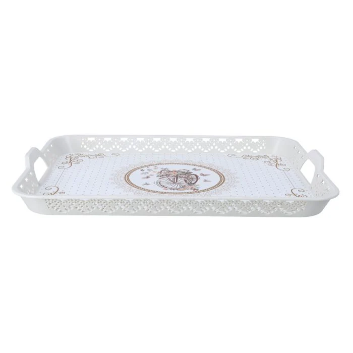 Rectangular Oya Tray, Breakfast & Cereal Tray, RF10920 | Ideal for Home & Restaurant | Long Lasting & Lightweight | Elegant Design | Premium Plasticware | BPA-free & Odourless - Image 7