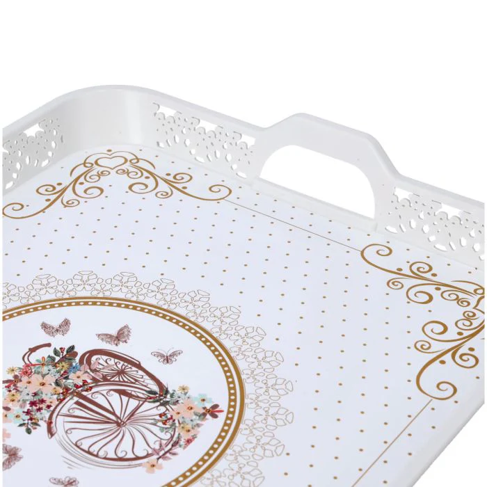 Rectangular Oya Tray, Breakfast & Cereal Tray, RF10920 | Ideal for Home & Restaurant | Long Lasting & Lightweight | Elegant Design | Premium Plasticware | BPA-free & Odourless - Image 9