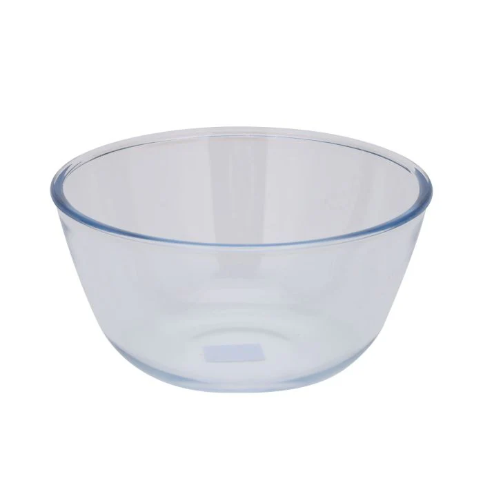 Round Borosilicate Glass Bowl, 4.45L Serving Bowl, RF10567 | Large Clear Serving Bowl | Eco-Friendly & Durable Mixing Bowl | All Purpose Bowl for Salads, Desserts, Fruit, & More - Image 5
