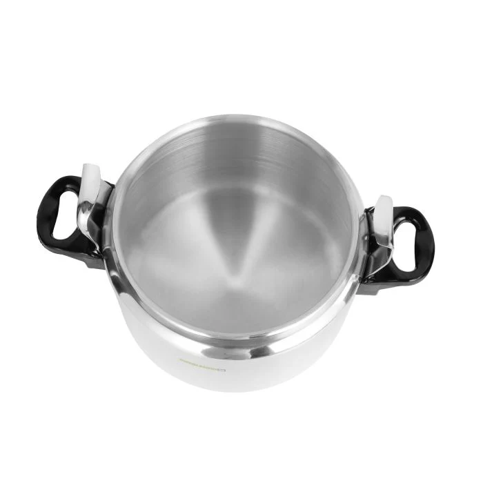 Royalford 15 Litre Aluminum Pressure Cooker RF11177 | Heavy Duty High Thickness Aluminum Body | Three-Ply Welding Base | Multi-Safety Device | Unique Pressure Indicator - Image 5