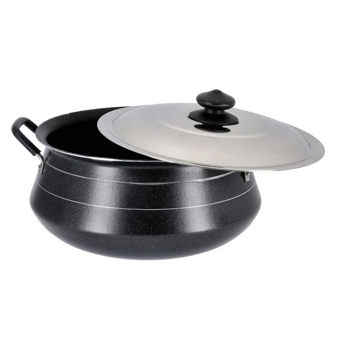 Royalford 26CM Non-stick Handi Casserole RF10006|  Durable DUPONT Non-stick Coating| Stainless Steel Lid| 3MM Thick Aluminium Body| Cool-touch Handles| PFOA-Free - Image 3