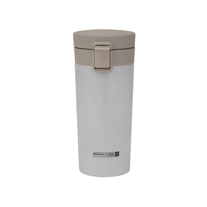Royalford 380 ML / 12.8oz Stainless Steel Vacuum Tumbler- RF11247| High-Quality Vacuum Insulation Preserves the Flavor and Freshness| Portable, Leak-Resistant and Light-Weight| Suitable for Indoor and Outdoor Use| Brown - Image 5