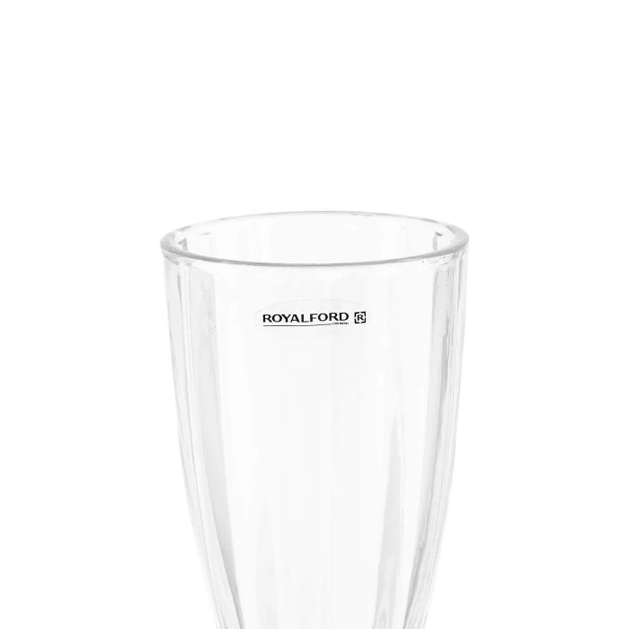 Royalford 6PC Highball Tumbler Drinking Glasses - Cocktail/Juice Hiball Glasses - Pint Beer Glass Set - Tall Glasses, 13oz/410ml - Pint Glasses for Drinking Beer/Water/Juice/Whisky/Wine/Soft Drinks - Image 4