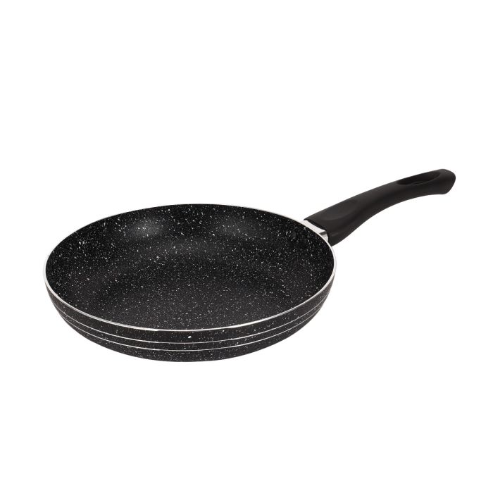Royalford RF12514 Ritz Plus 9 PCS Induction Base Cookware Set | Marble Coated Non Stick Aluminium Pots Pans | Glass Lids Bamboo Tools for Gas, Ceramic & Halogen Use - Image 4