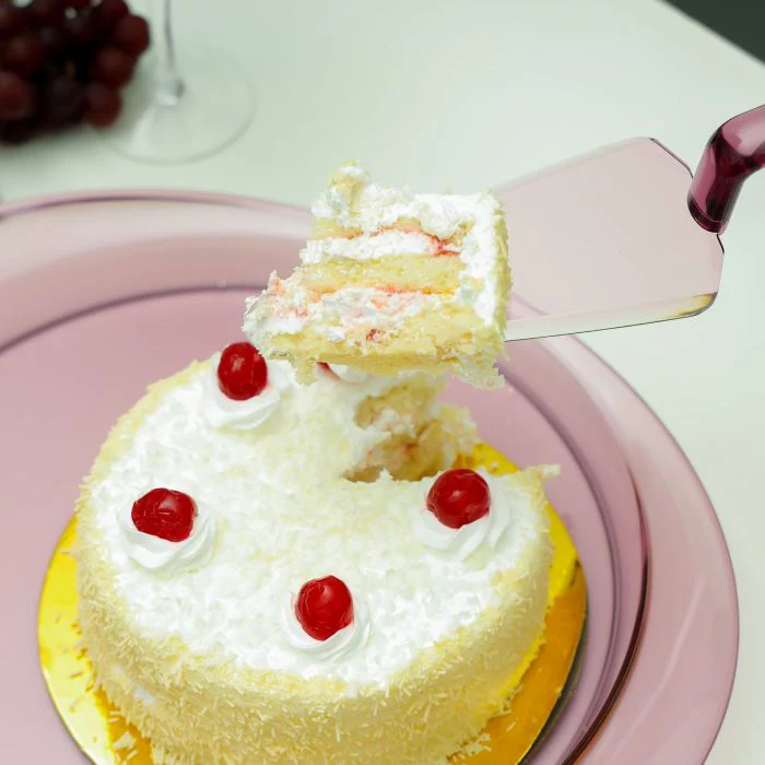 Royalford Cake Serving Set, Elegant, Freezer Safe & BPA Free, RF10850 | Top Rack Dishwasher Safe | Multifunctional Salad Bowl, Chip Dip Server, Cake Plate with Dome | Cake Cutting Knife - Image 5