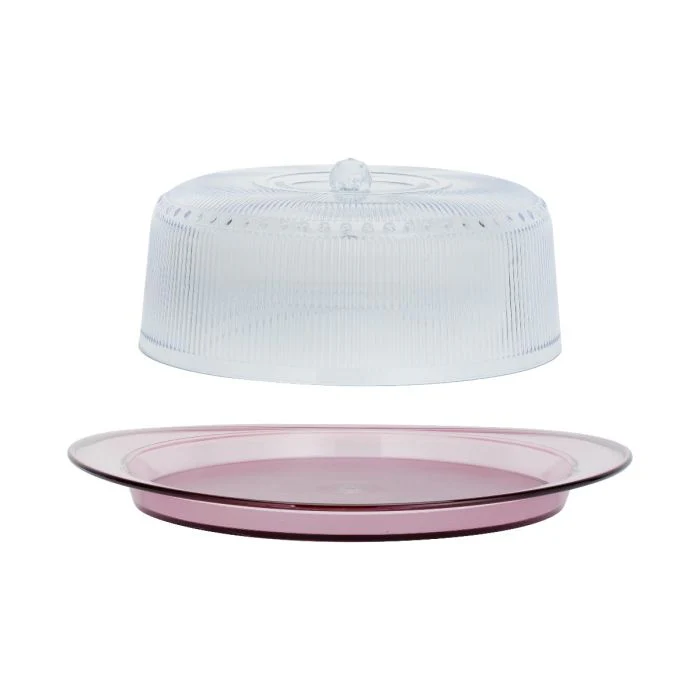 Royalford Cake Serving Set, Elegant, Freezer Safe & BPA Free, RF10850 | Top Rack Dishwasher Safe | Multifunctional Salad Bowl, Chip Dip Server, Cake Plate with Dome | Cake Cutting Knife - Image 9