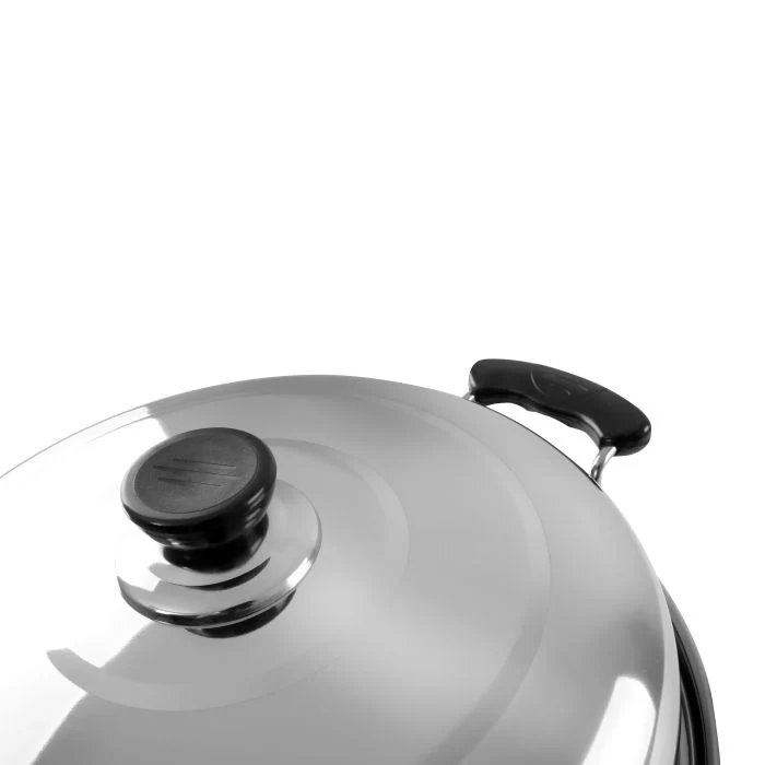 Royalford Double Layer Stainless Steel Steamer Pot RF5014 | 9L Multi-Purpose 30cm Steamer | Toughened Glass Lid|  Silicone Handles & Universal Induction Compatible Base - Image 5
