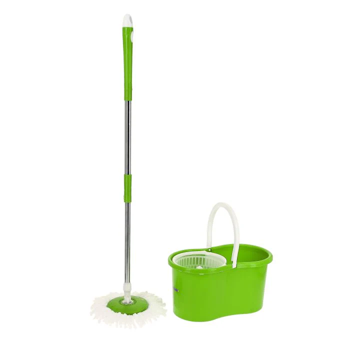 Royalford Easy Spin Mop & Bucket Set - 360 Degree Spinning Mop Bucket Home Cleaner| Extended Ergonomic Handle & Easy Wring Dryer Basket for Home Kitchen Floor Cleaning & More - Image 4