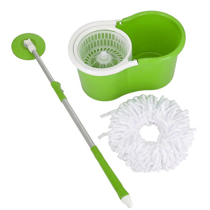 Royalford Easy Spin Mop & Bucket Set - 360 Degree Spinning Mop Bucket Home Cleaner| Extended Ergonomic Handle & Easy Wring Dryer Basket for Home Kitchen Floor Cleaning & More - Image 6