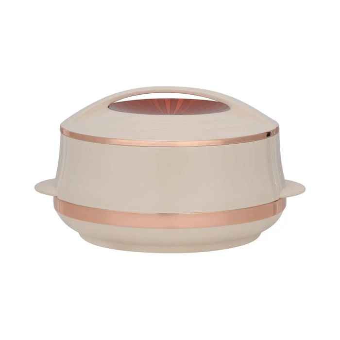 Royalford Elite Gold Insulated Casserole, Firm Twist Lock, RF11148 | Strong Handles | 6000ml Double Wall Insulated Serving Pot, Chapati Storage Box, Roti Serving Pot, Chapati Dabba - Image 6