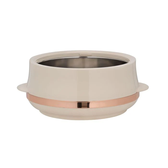 Royalford Elite Gold Insulated Casserole, Firm Twist Lock | Strong Handles | 1600ml Double Wall Insulated Serving Pot, Chapati Storage Box, Roti Serving Pot, Chapati Dabba - Image 3